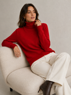Premium Soft-Knit Roll Neck Jumper