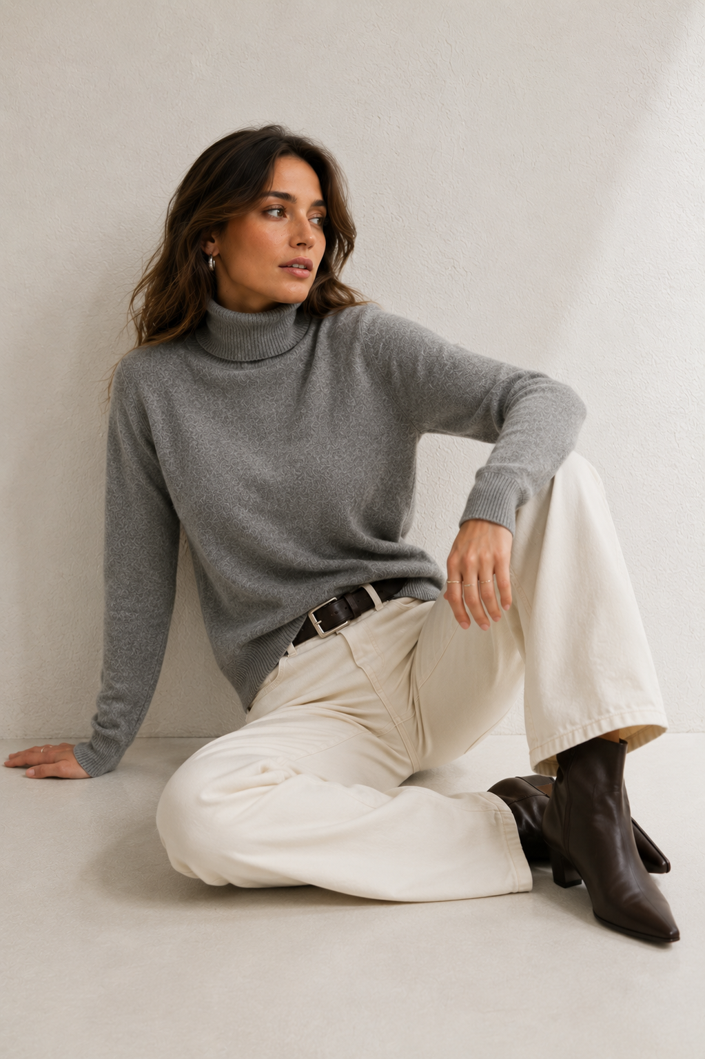 Premium Soft-Knit Roll Neck Jumper