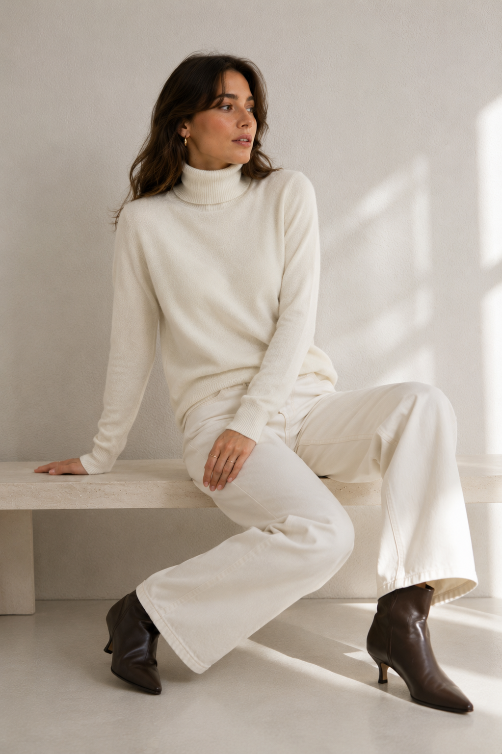 Premium Soft-Knit Roll Neck Jumper