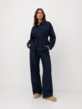 Belted Utility Jacket & Straight-Leg Tailored Trousers Co-Ord Set