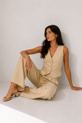 Cropped Halter & Wide-Leg Set