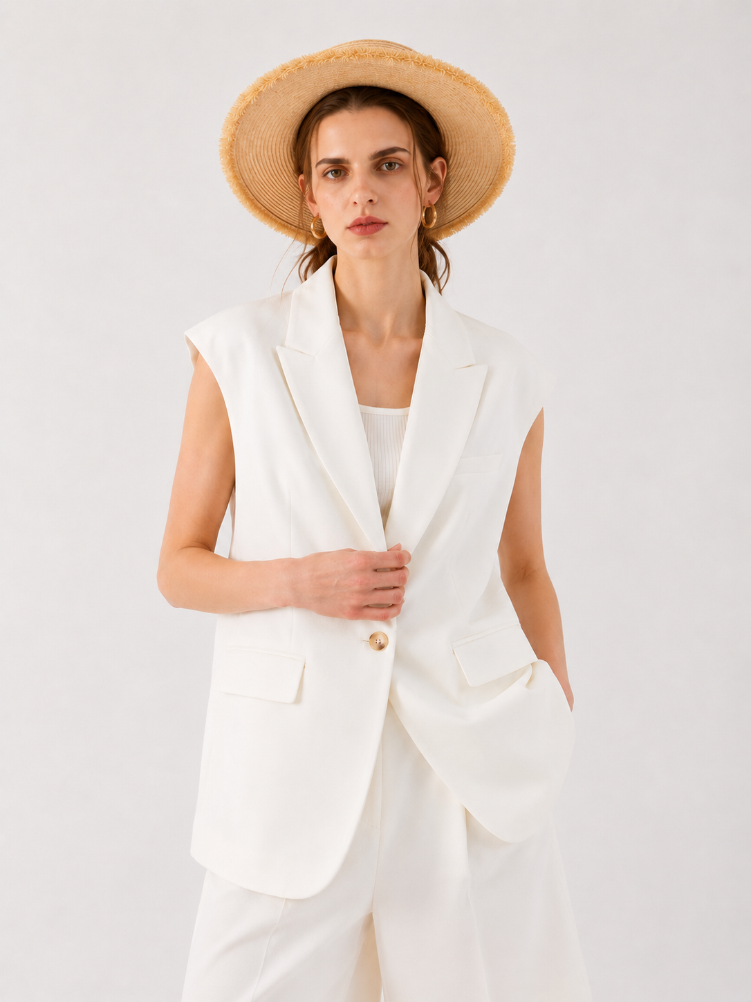 Tailored V-Neck Waistcoat