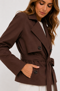 Belted Wrap Trench Jacket