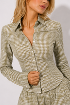 Heritage Check Tailored Co-ord Set