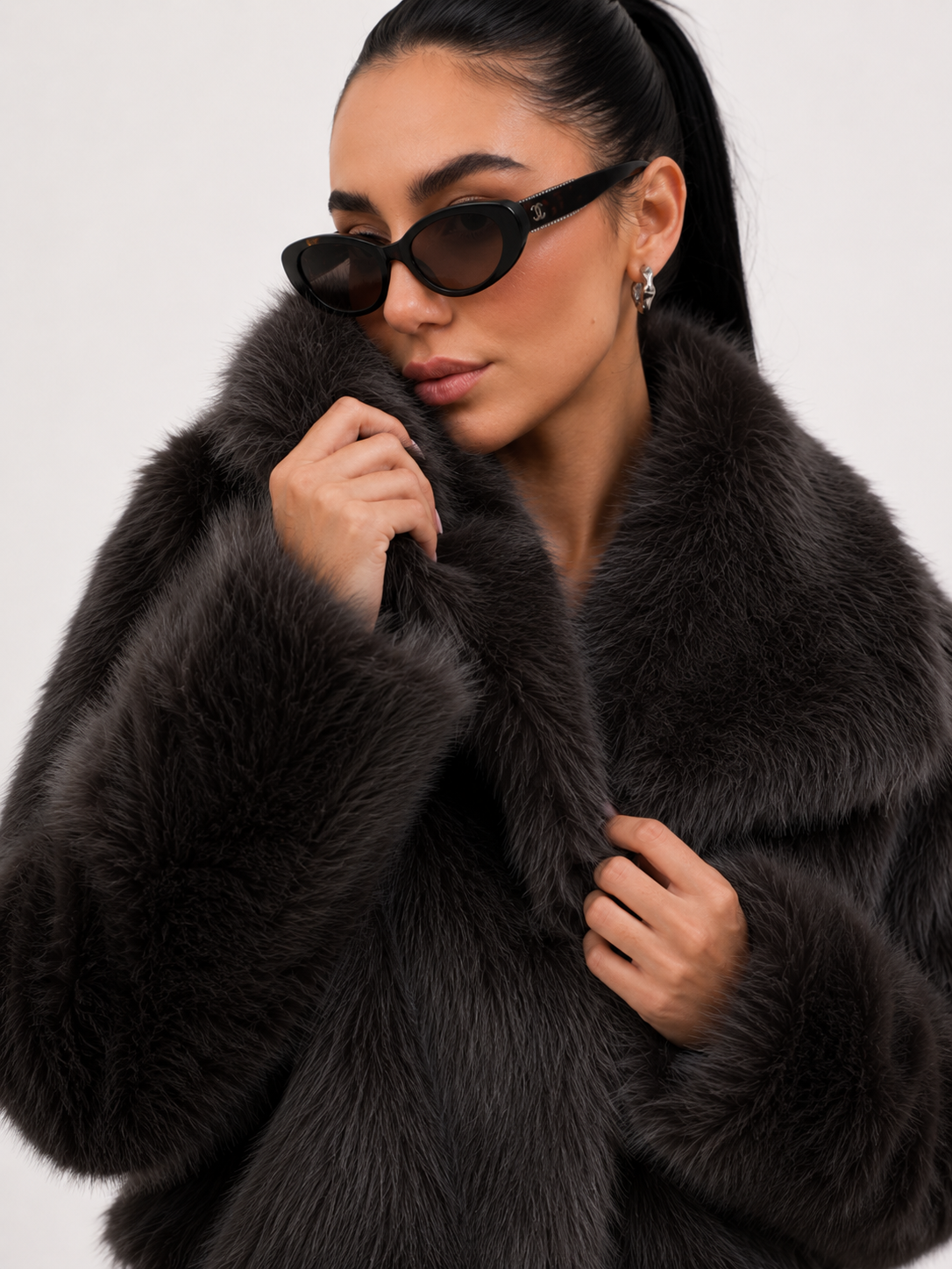Cropped Plush Jacket