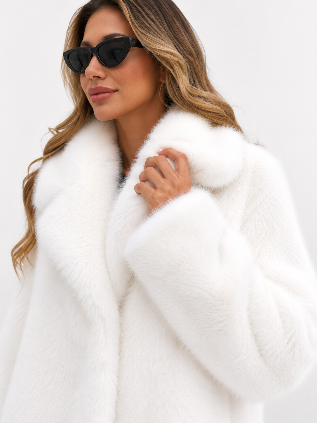Longline Plush Coat