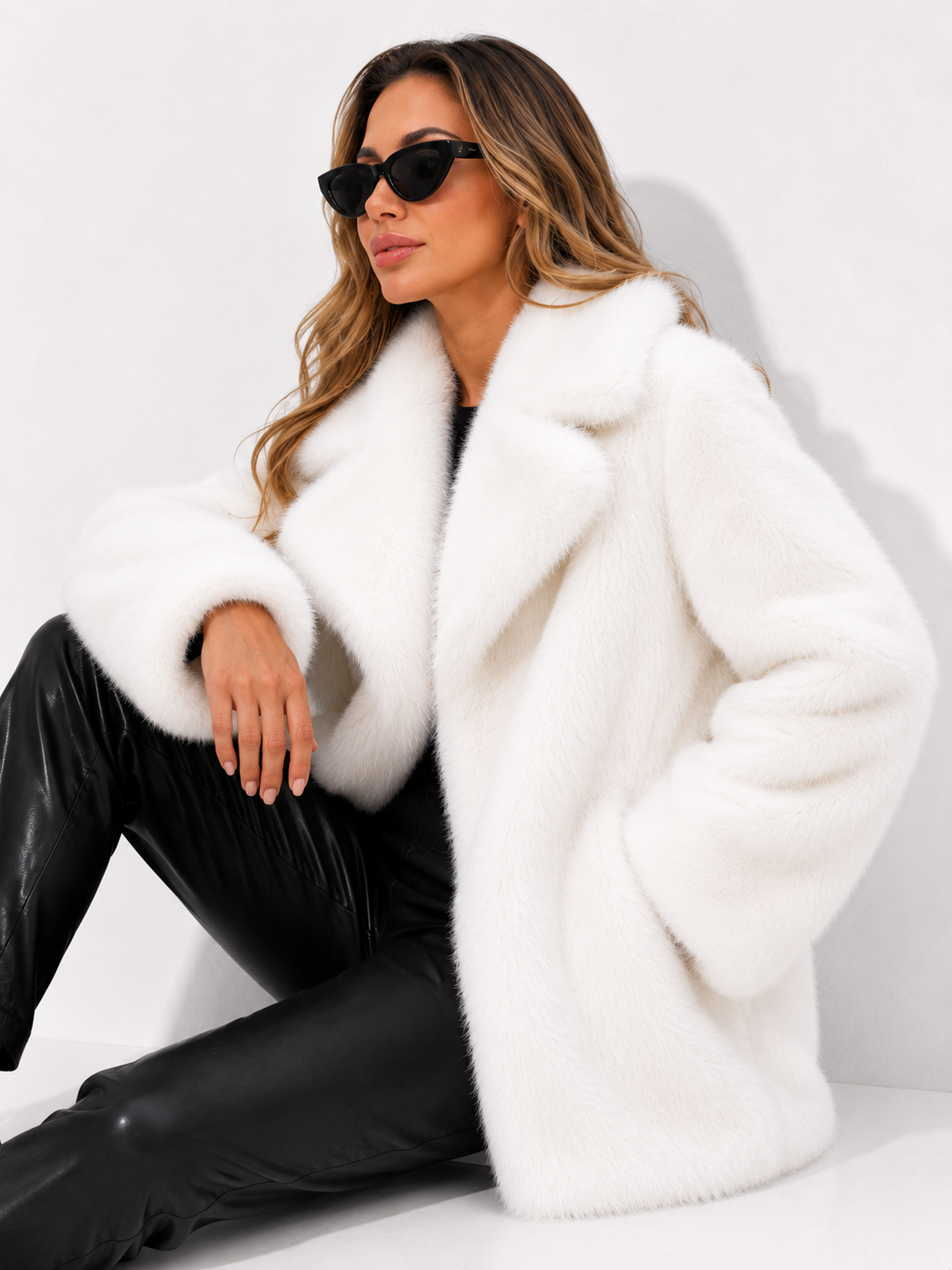 Longline Plush Coat