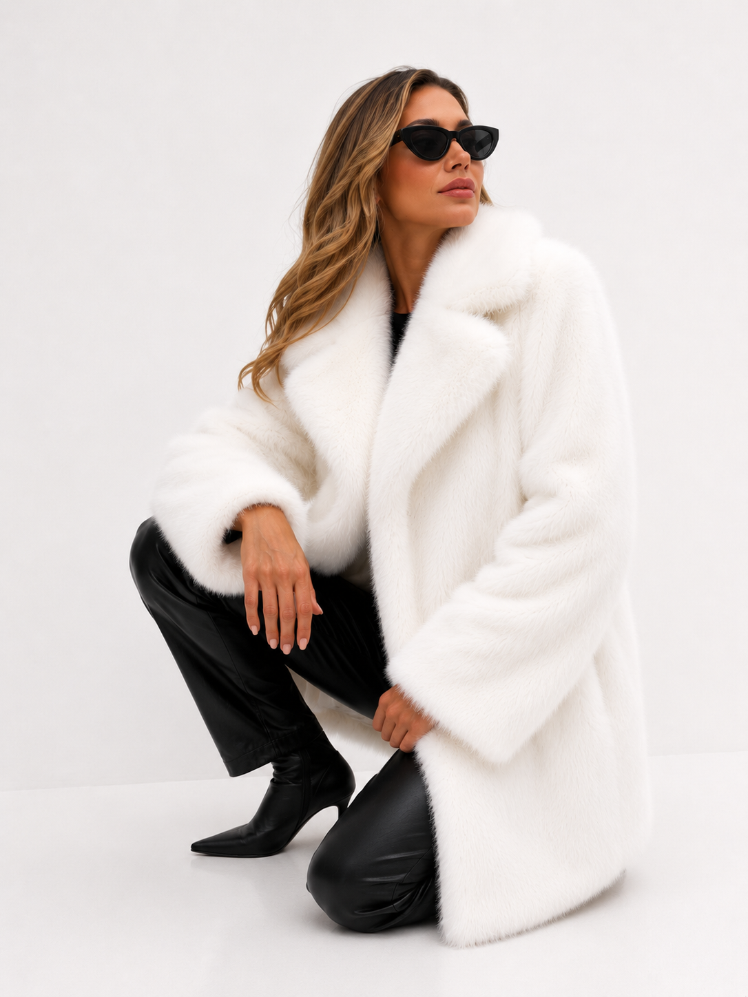 Longline Plush Coat
