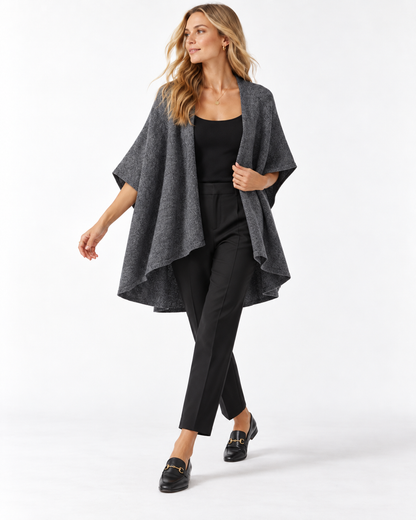 Batwing-Sleeve Cardigan