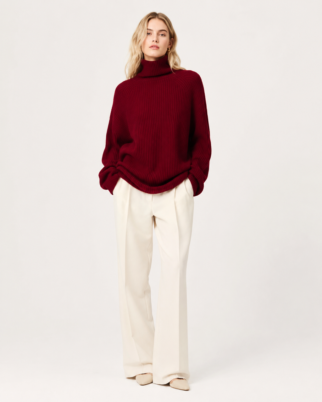 Classic Red Knit Jumper