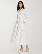 Collared V-Neck Maxi Dress