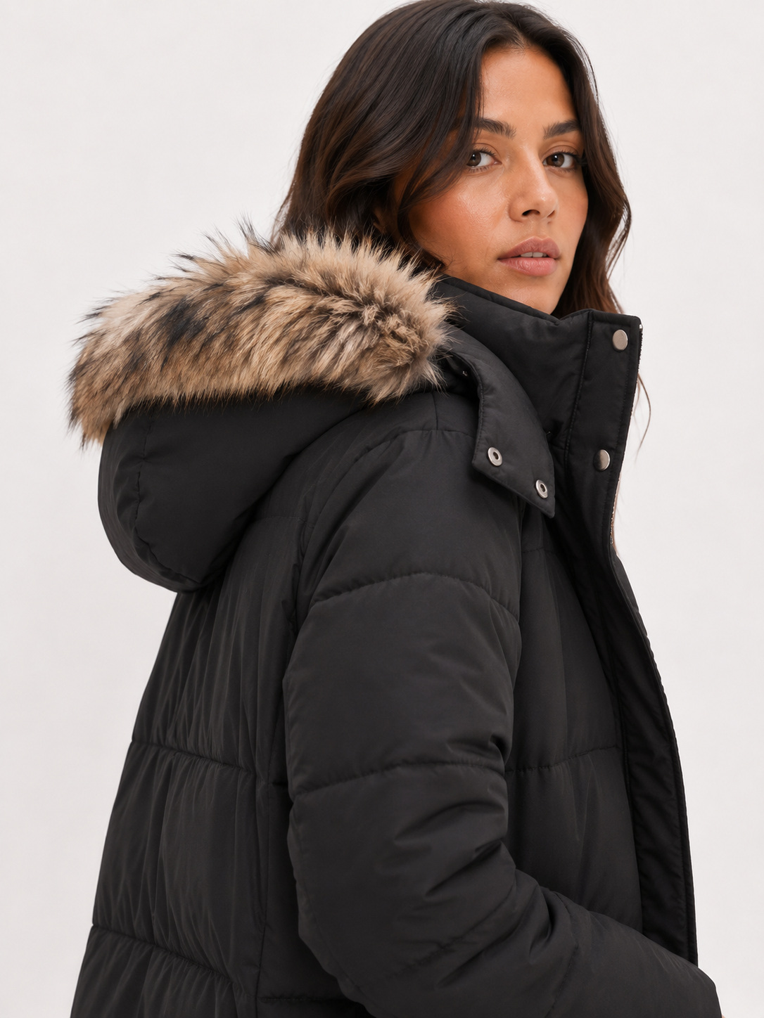 Longline Puffer Coat