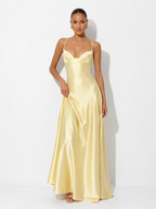 Bustier V-Neck Cami Maxi Dress
