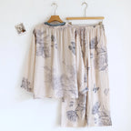 Premium Muslin Cotton Wrap Pyjama Set