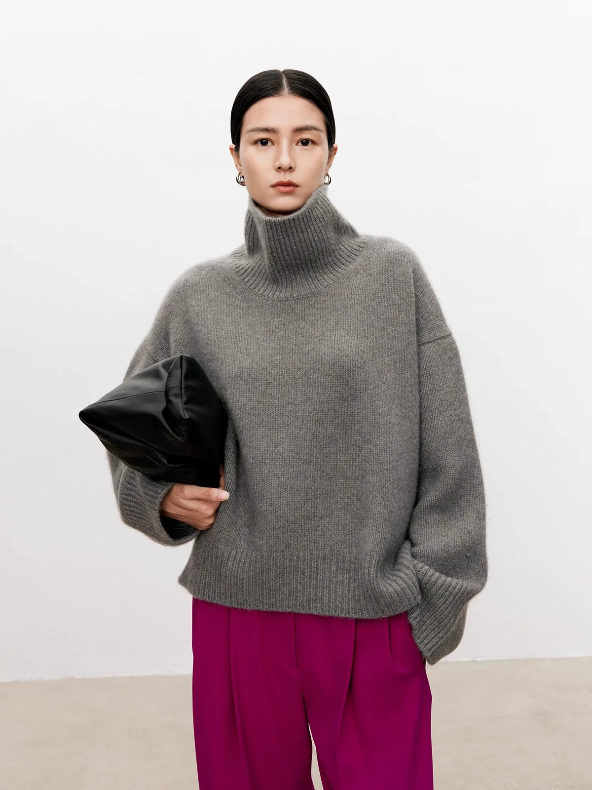 Oversized Roll-Neck Jumper