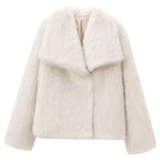 Plum Plush Longline Coat