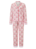 Premium Cotton Long Pyjama Set with Fine Piping