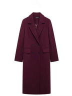 Double-Breasted Longline Coat