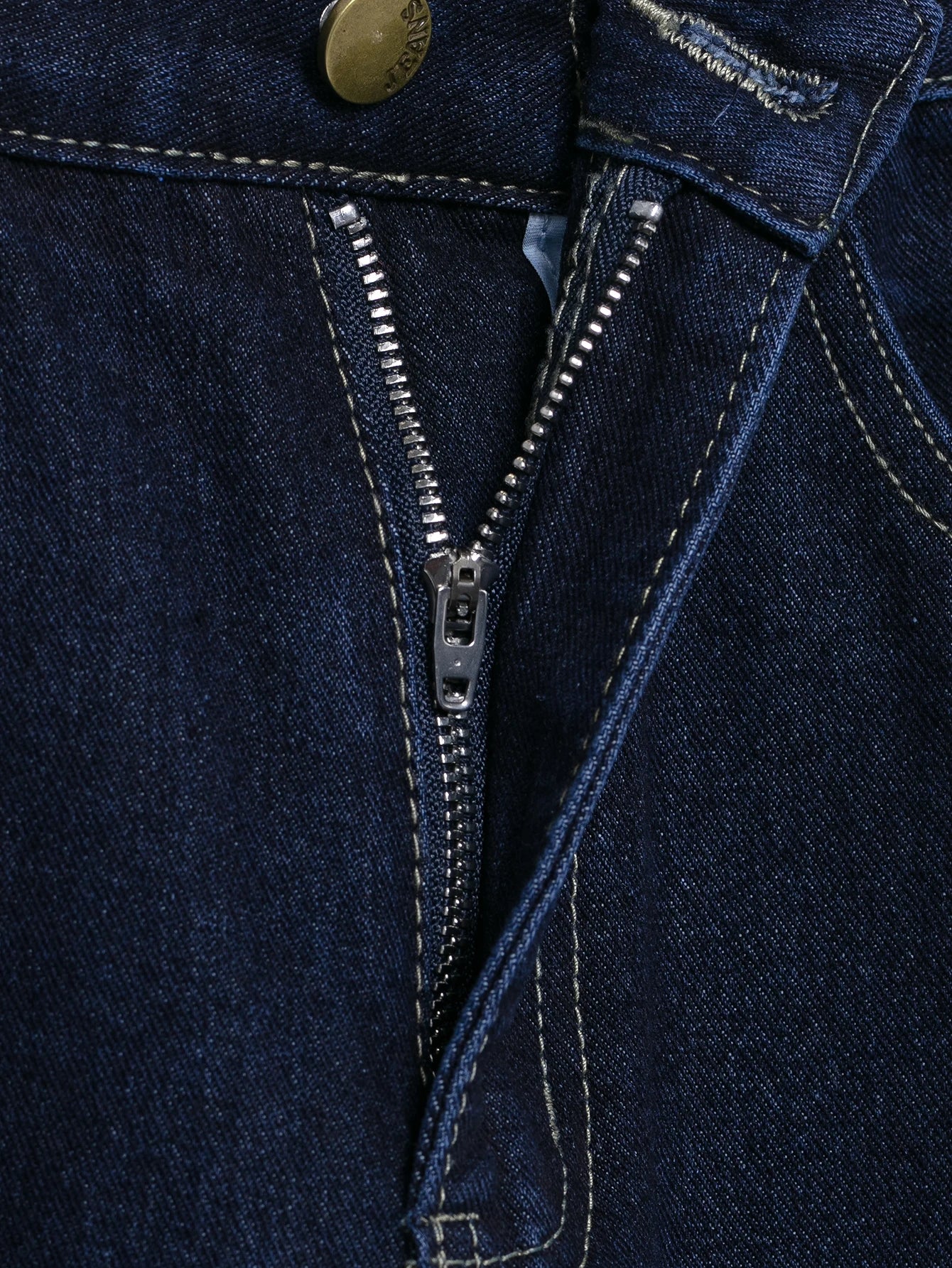 Belted Denim Safari Jacket and Wide-Leg Trouser Set