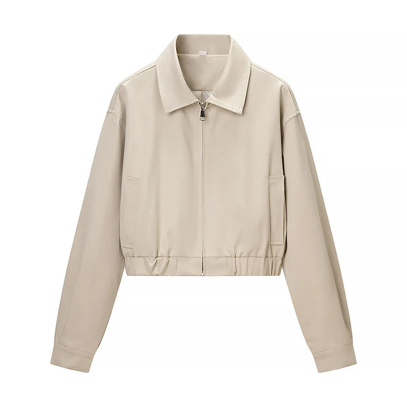 Zip-Up Utility Jacket and Mini Skirt Co-ord