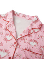 Premium Cotton Long Pyjama Set with Fine Piping