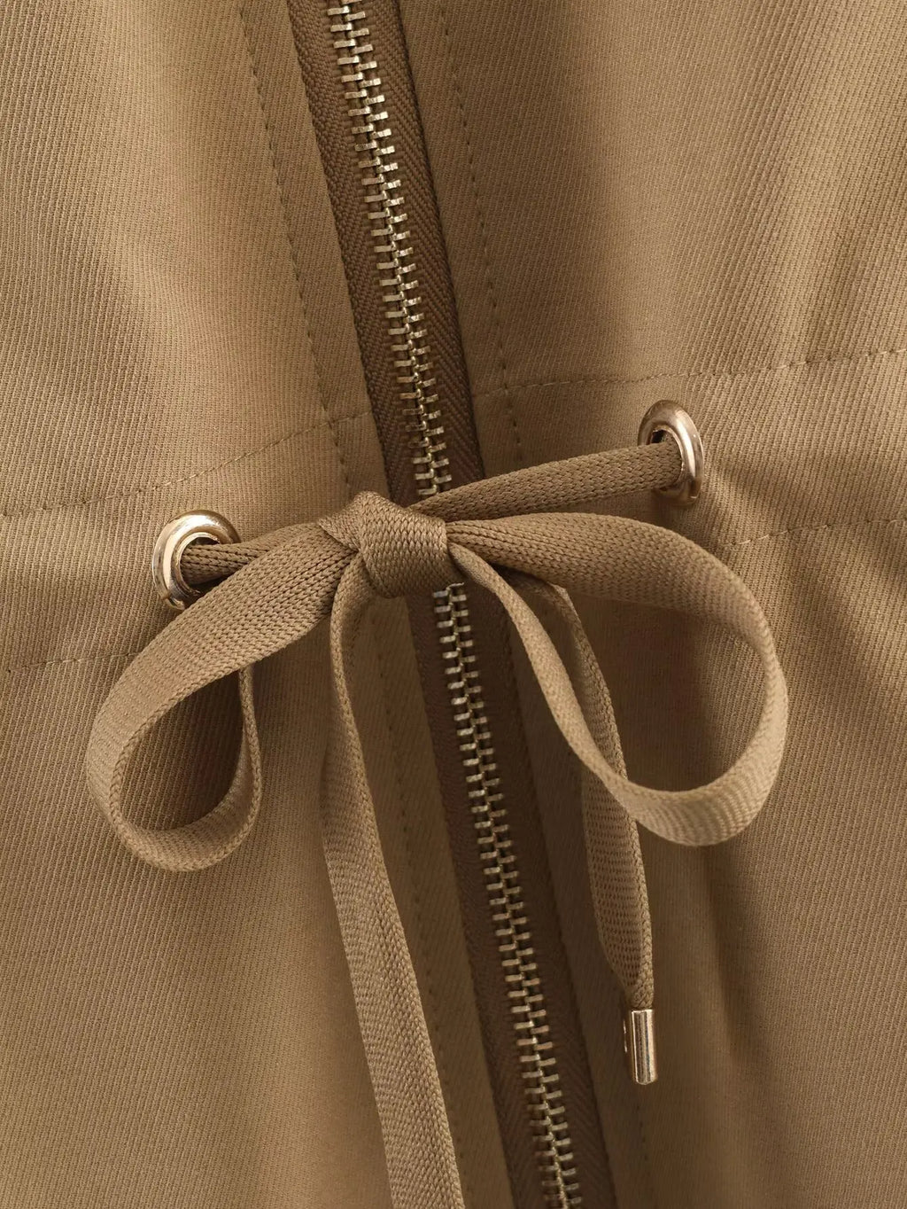 Cinched Utility Jacket and Wide-Leg Trouser Set