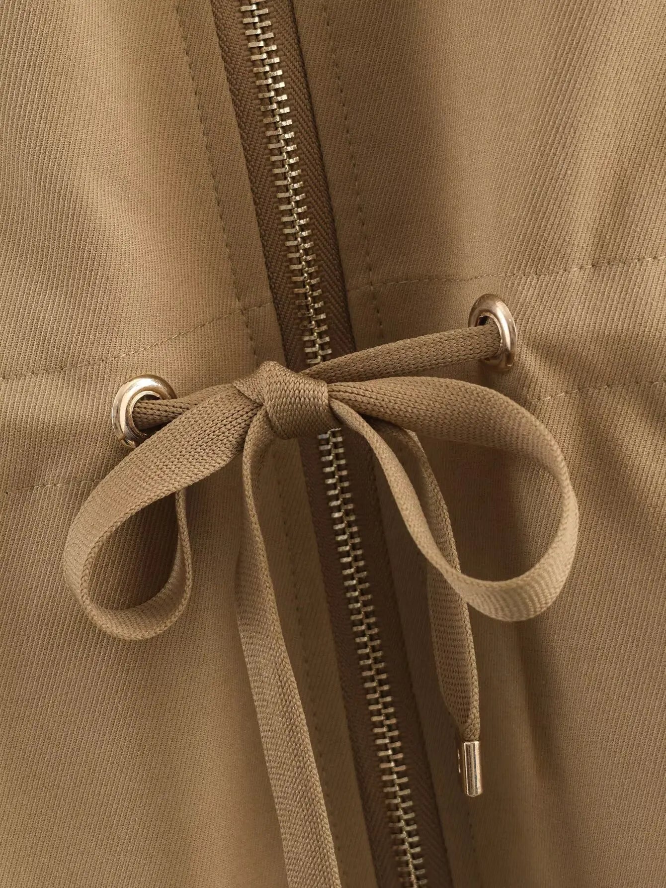 Cinched Utility Jacket and Wide-Leg Trouser Set