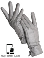 Touchscreen Leather Gloves