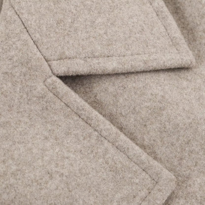 Relaxed Double-Breasted Longline Coat