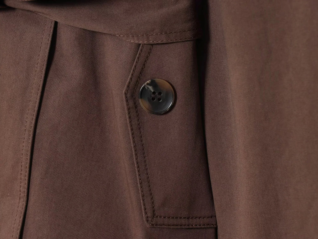 Belted Wrap Trench Jacket