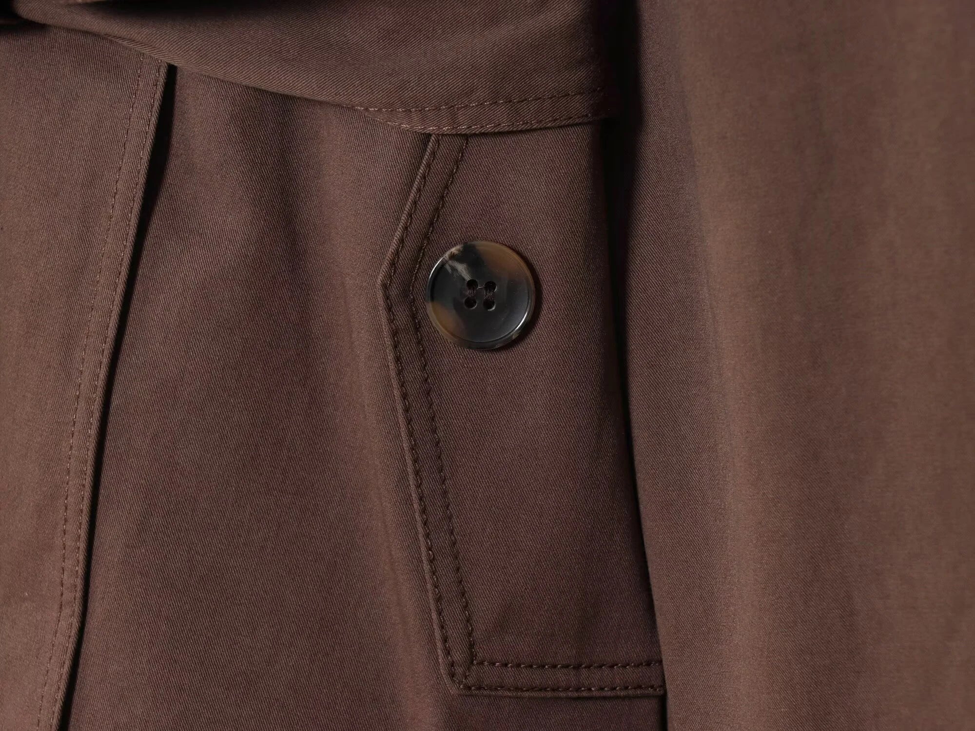 Belted Wrap Trench Jacket