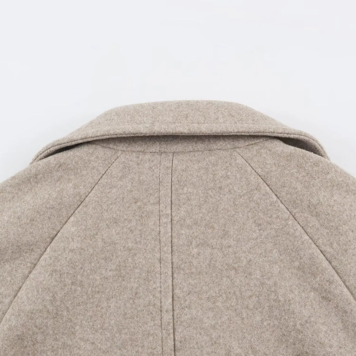 Relaxed Double-Breasted Longline Coat