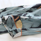 Satin-Finish Long Pyjama Set with Fine Piping