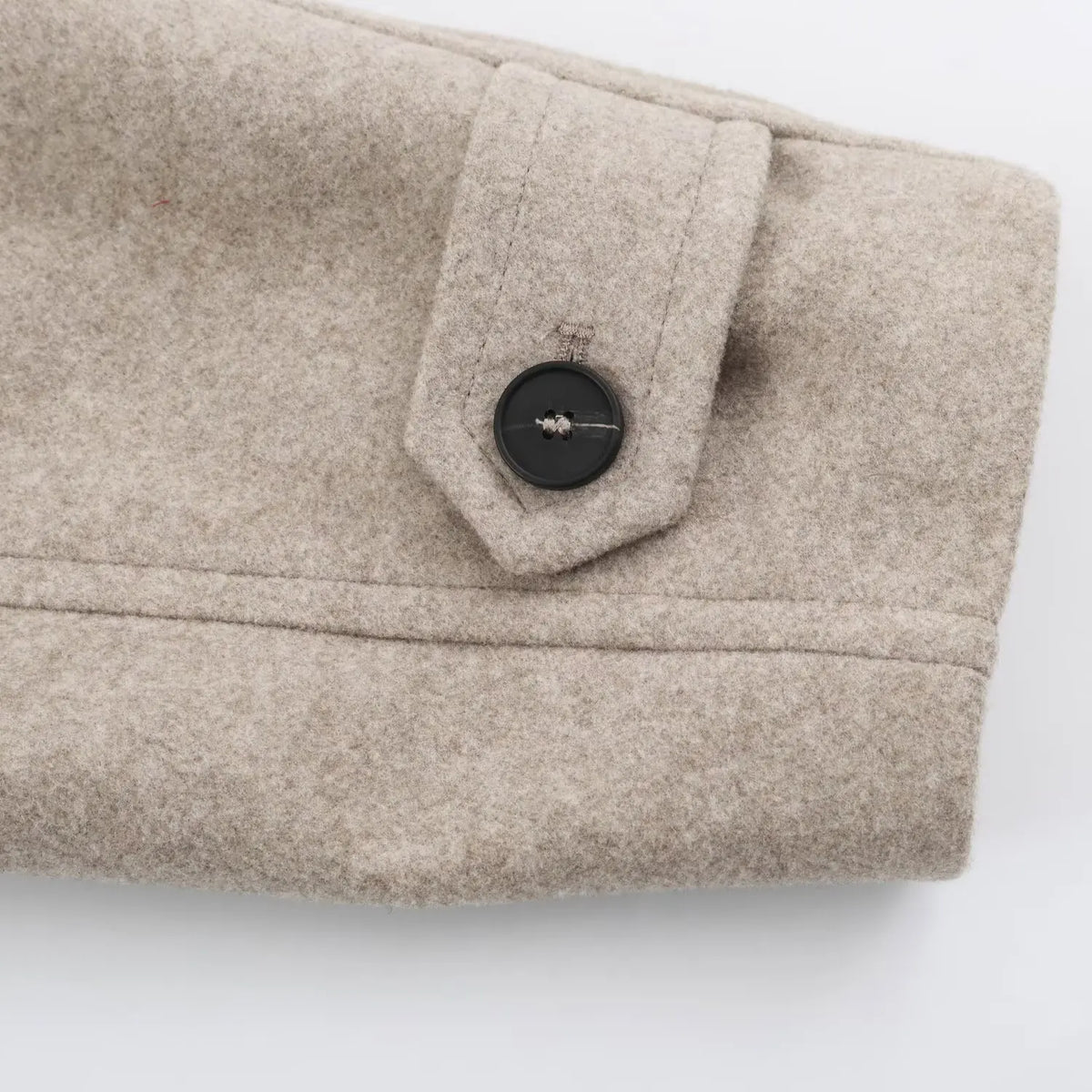 Relaxed Double-Breasted Longline Coat