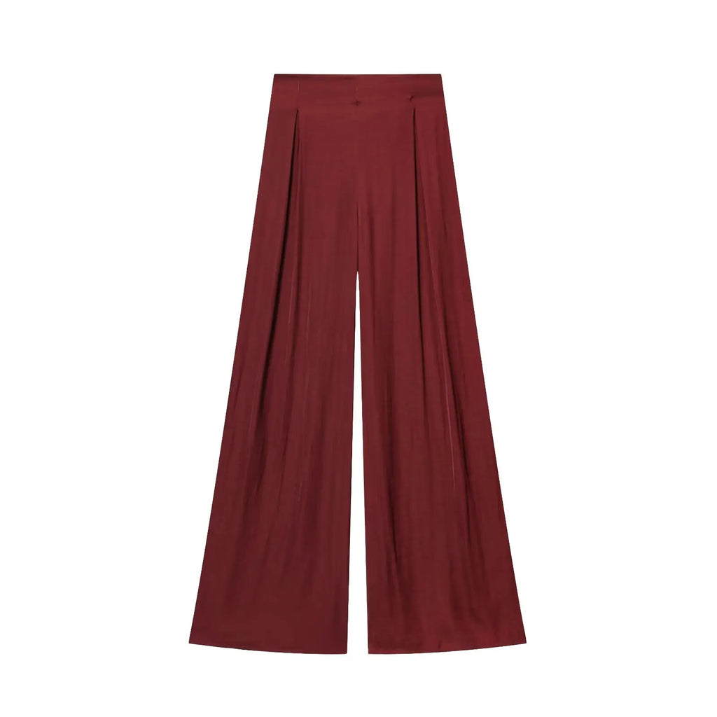 Draped Buckle One-Shoulder Co-ord Set