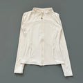 Sculpted High-Neck Zip Jacket