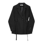 Cinched-Side Tailored Blazer