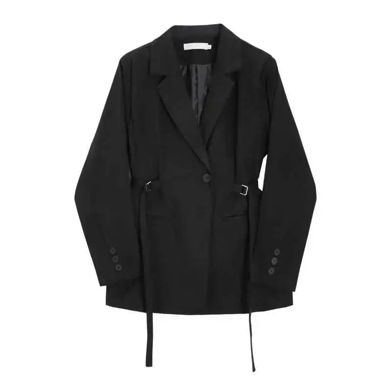 Cinched-Side Tailored Blazer