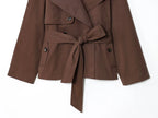 Belted Wrap Trench Jacket