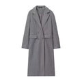 Double-Breasted Longline Coat