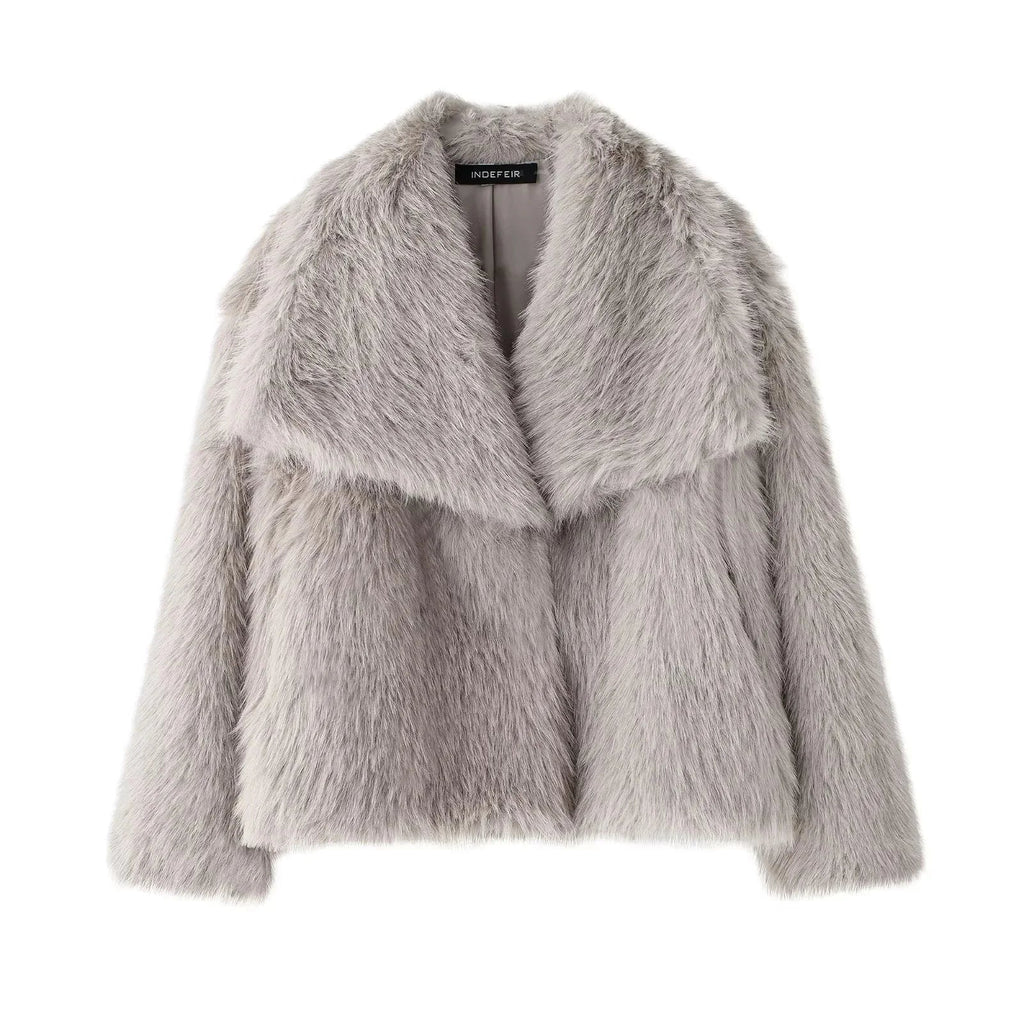 Cropped Plush Jacket