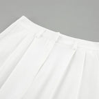 High-Waisted Wide-Leg Trousers