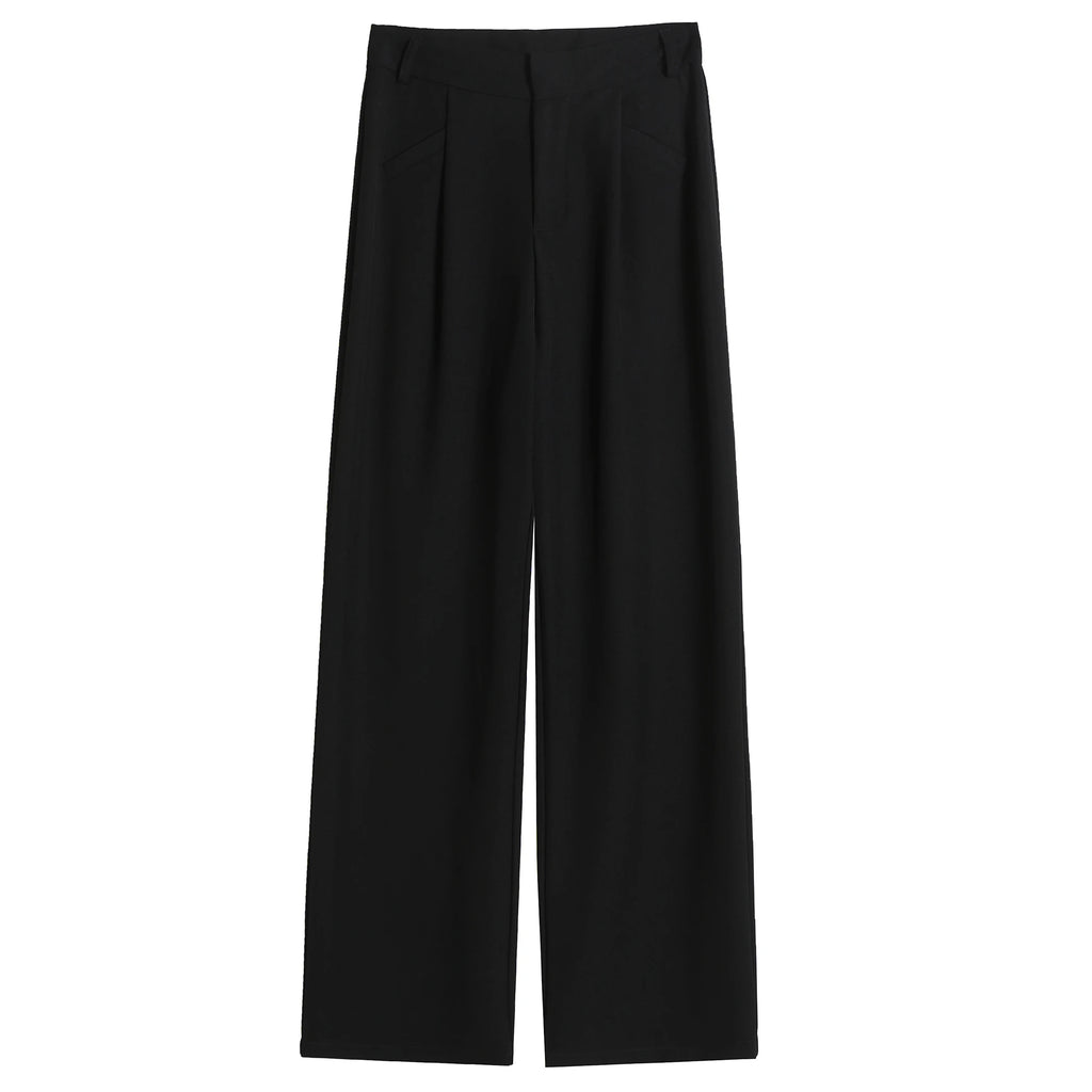 Wide-Leg Tailored Trousers