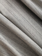 Belted Pinstripe Wide-Leg Trousers