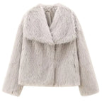Plum Plush Longline Coat