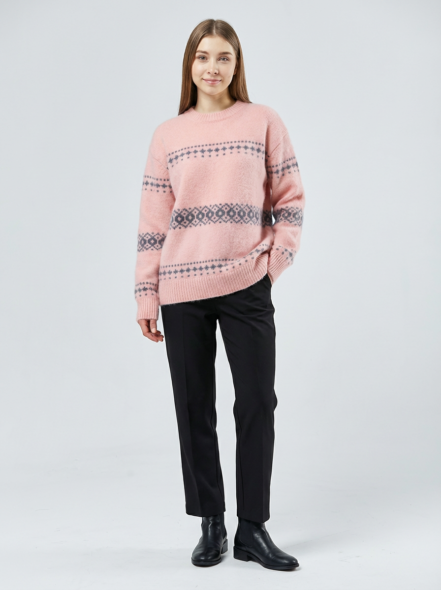 Fair-Isle Crew-Neck Jumper